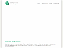 Tablet Screenshot of cg.informatik.fh-gelsenkirchen.de
